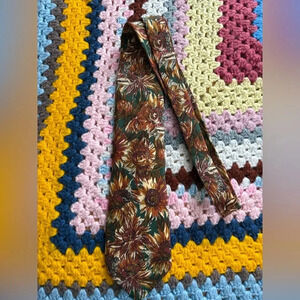 Men’s Vintage Abside Sunflower Neck Tie
